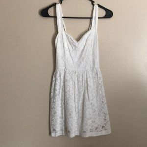 Hollister White Lace Dress
